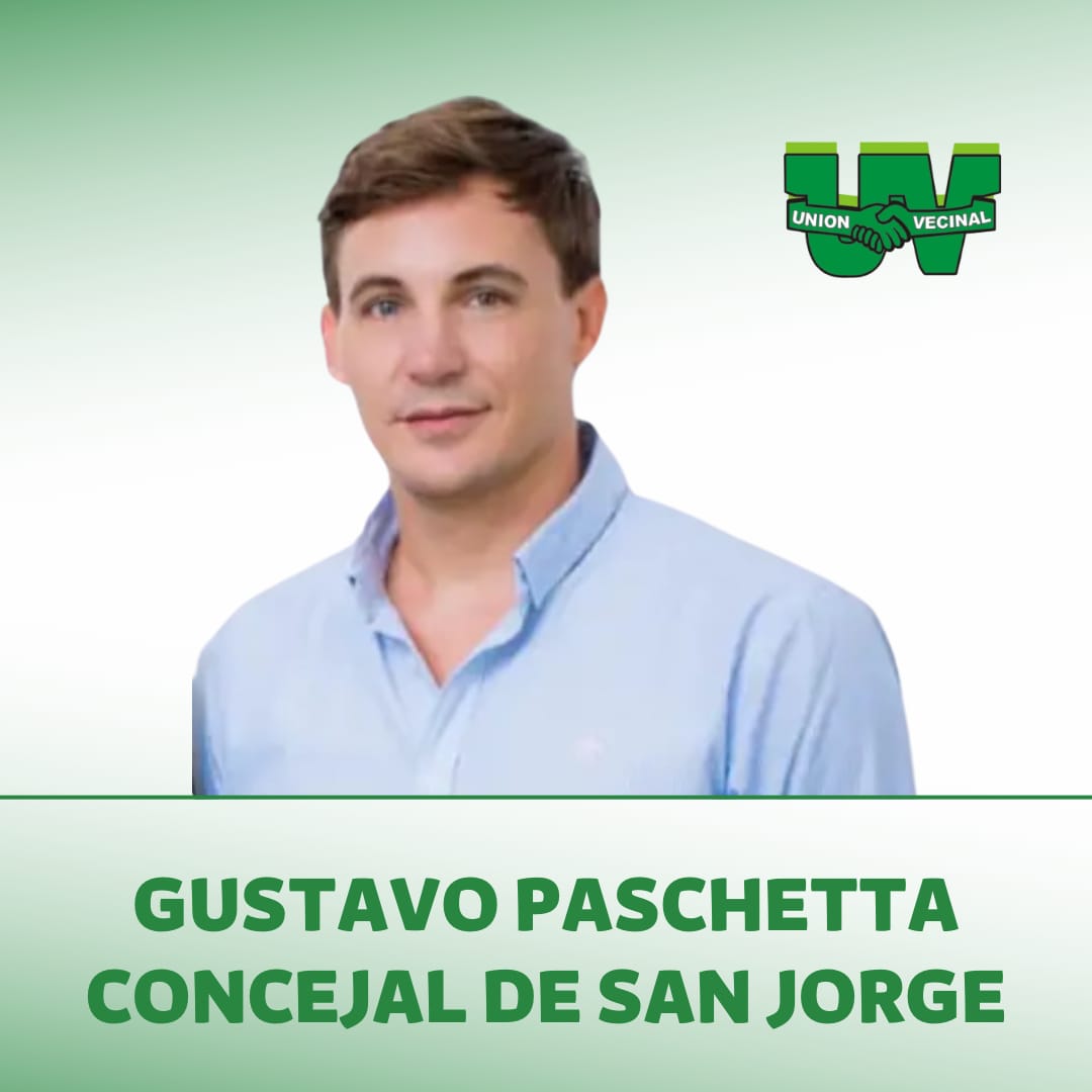 GUSTAVO PASCHETTA CONCEJAL
